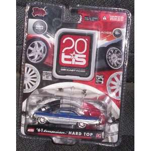   Die Cast Rides 61 Impala Hard Top Silver & Blue: Toys & Games