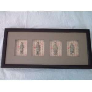  Imitated Terracotta Army Figures Framed Wall Decor 