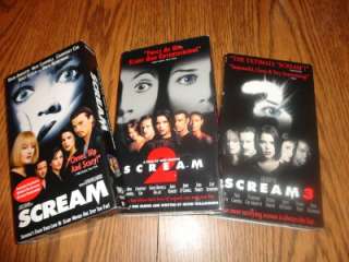 SCREAM Trilogy VHS Good Condition HORROR THRILLER 786936056839  