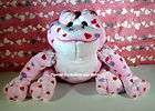 GANZ Love Frog Valentine pink w/hearts
