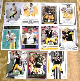 BEN ROETHLISBERGER Steelers 11 card assorted lot  