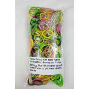   Band Refill + C clips   Mix (Green, Yellow, Black, Pink) Toys & Games