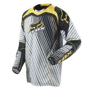   Fox Racing Youth Blitz Jersey   2008   Youth Large/Yellow: Automotive