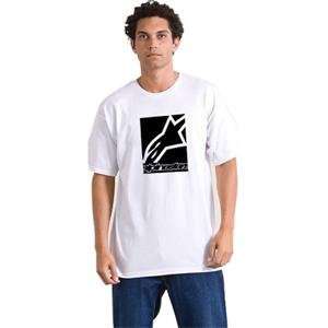  Alpinestars Box Logo T Shirt   X Large/White: Automotive