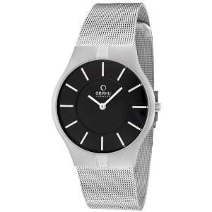 Mens Infinity Black Dial Mesh Stainless Steel  Sports 