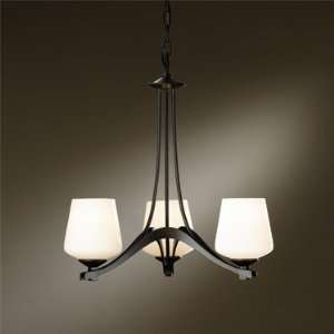   Black Ribbon 3 Light Up Light Mini Chandelier from the Ribbon Collecti