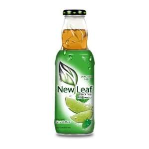 New Leaf Tea, Black Tea w/ Lime & Mint: Grocery & Gourmet Food