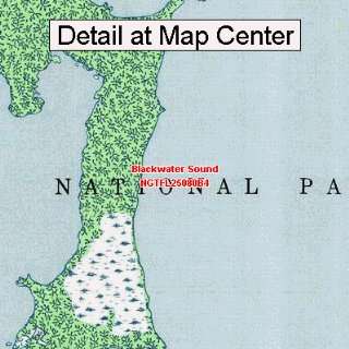  USGS Topographic Quadrangle Map   Blackwater Sound 