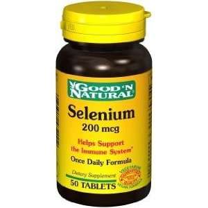 Selenium 200mcg   50 tabs,(Goodn Natural)  Grocery 