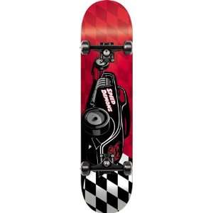  Speed Demons Hot Rod Complete 7.5 Red Black Skateboarding 