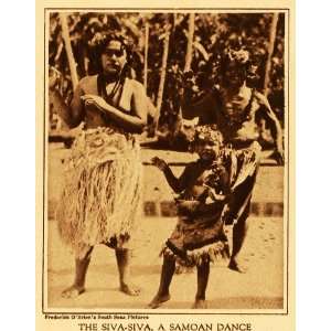  1922 Rotogravure Siva Siva Samoan Dance Frederick OBrien 