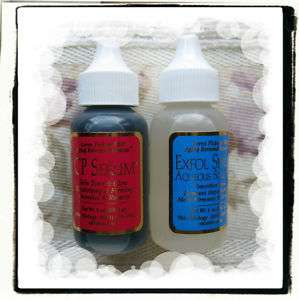 SKIN BIOLOGY~Regular CP SERUM/ EXFOL SERUM DUO~1 oz ea.  