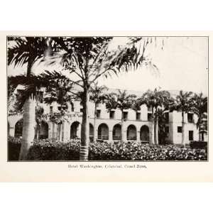 1924 Print South America Hotel Washington Cristobal Canal Zone Panama 