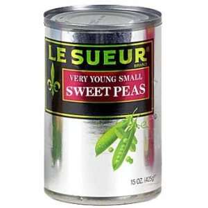 Le Sueur Very Young Small Sweet Peas 15 oz  Grocery 