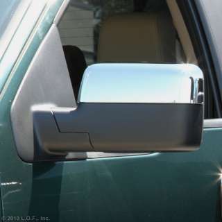 04 08 Ford F150 F 150 Chrome Door Mirror Cover Set Pair Top Half Cover 