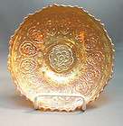 fenton carnival glass persian medallion plate 6 marigold old returns