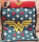 DC Comics WONDER WOMAN Logo CINCH BAG Sack Backpack