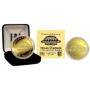 Texas Stadium 24KT Gold ?Final Season? Commemorative Coin  