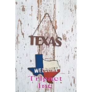  13 Metal Rustic Home Décor Texas Welcome Wall Sign