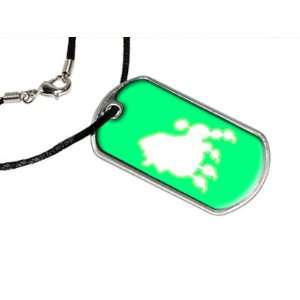 Toy Poodle   Military Dog Tag Black Satin Cord Necklace