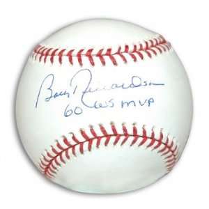 Bobby Richardson Autographed/Hand Signed MLB Baseball with 60 WS MVP 