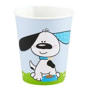  Playful Puppy Blue 9 oz. Paper Cups Party Supplies: Toys 