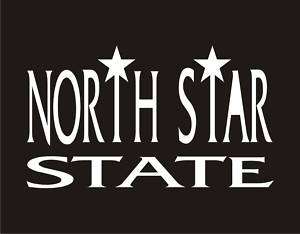 NORTH STAR STATE Funny T Shirt Minnesota Nickname Tee  