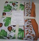 Williams Sonoma Painted Fig Tablecloth 90Round NEW  
