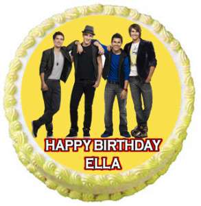 BIG TIME RUSH #3 Edible Cake Image Party Decoration NEW  