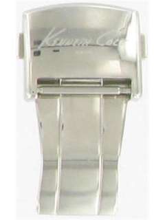 KENNETH COLE 22mm Mens Silver Tone Buckle 20mm at buckle  