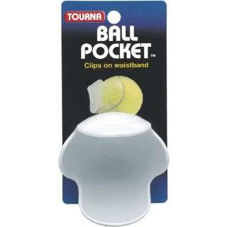 Tourna Ball Pocket Pro Tennis Ball Holder, Clips To Waist