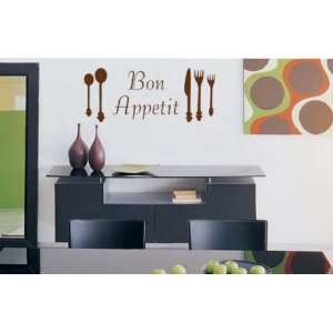  Bon Appetit Decal Sticker Eat Kitchen Dining Room Restaurant 