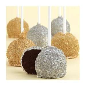 Gold & Silver Cake Pops  Grocery & Gourmet Food