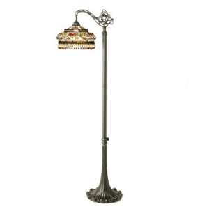  Beaded Parisian Side Arm Floor Lamp