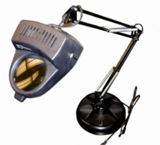   Desktop Magnifier Lamp 360 Rotation Black Technician Bench Light