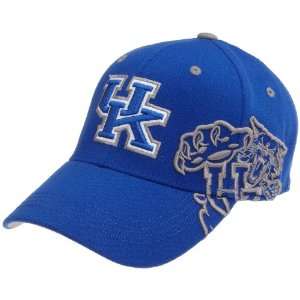  Kentucky Wildcats Bootleg Hat, Royal, One Fit Sports 
