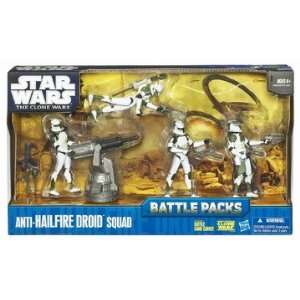    Star Wars 3 3/4 In Battle Pack   Anti Hailfire Squad Toys & Games