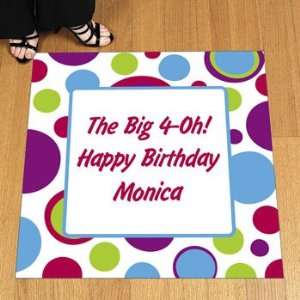  Personalized Bubble Bop Floor Cling   Party Decorations 