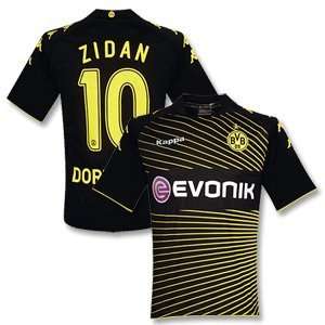  09 10 Borussia Dortmund Away Jersey + Zidan 10 Sports 