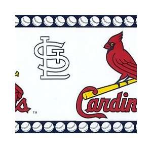  MLB St Louis Cardinals Wallpaper Border *SALE* Sports 