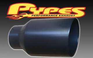 In 12 Out x 18 Diesel Exhaust Tip SS BLACK  