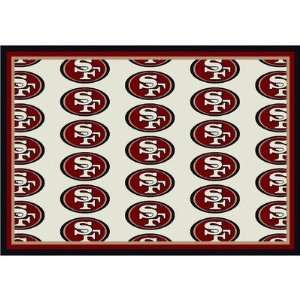  NFL Team Repeat San Francisco 49ers Football Rug Size: 78 