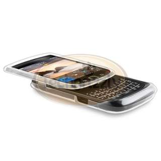 For Blackberry 9800 Privacy Guard+5 Rubber Hard Case Cover New  