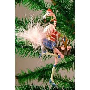    Pink Flamingo Champagne Cruise Christmas Ornament: Home & Kitchen