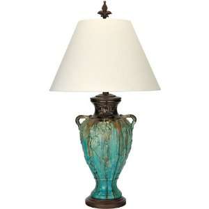  Bradburn Gallery Glen Falls Turquoise One Light Table Lamp 