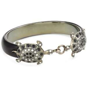  Vita Fede Tartaruga Gun Metal Bangle Bracelet: Jewelry