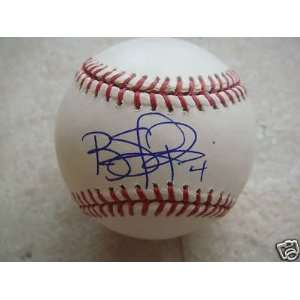 Brandon Phillips Autographed Baseball   Cin M l Official