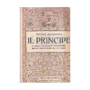  Il Principe Niccolo MacHiavelli Books