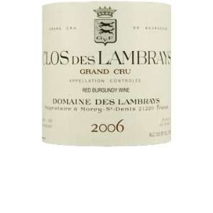  2006 Domaine des Lambrays Clos des Lambrays Grand Cru 
