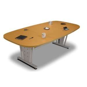 OFM 55118 MAPLE & SILVER Modular Conference Table 48 Inch x 96 Inches 